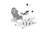 GT Cockpit Monitor Stand (White)