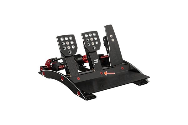 ClubSport Pedals V3 - M6x12mm Screw (Red)