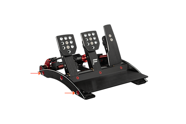 ClubSport Pedals V3 - M8x20mm Screw (Red)