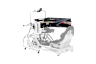 GT Cockpit Triple Monitor Expansion Kit (white)