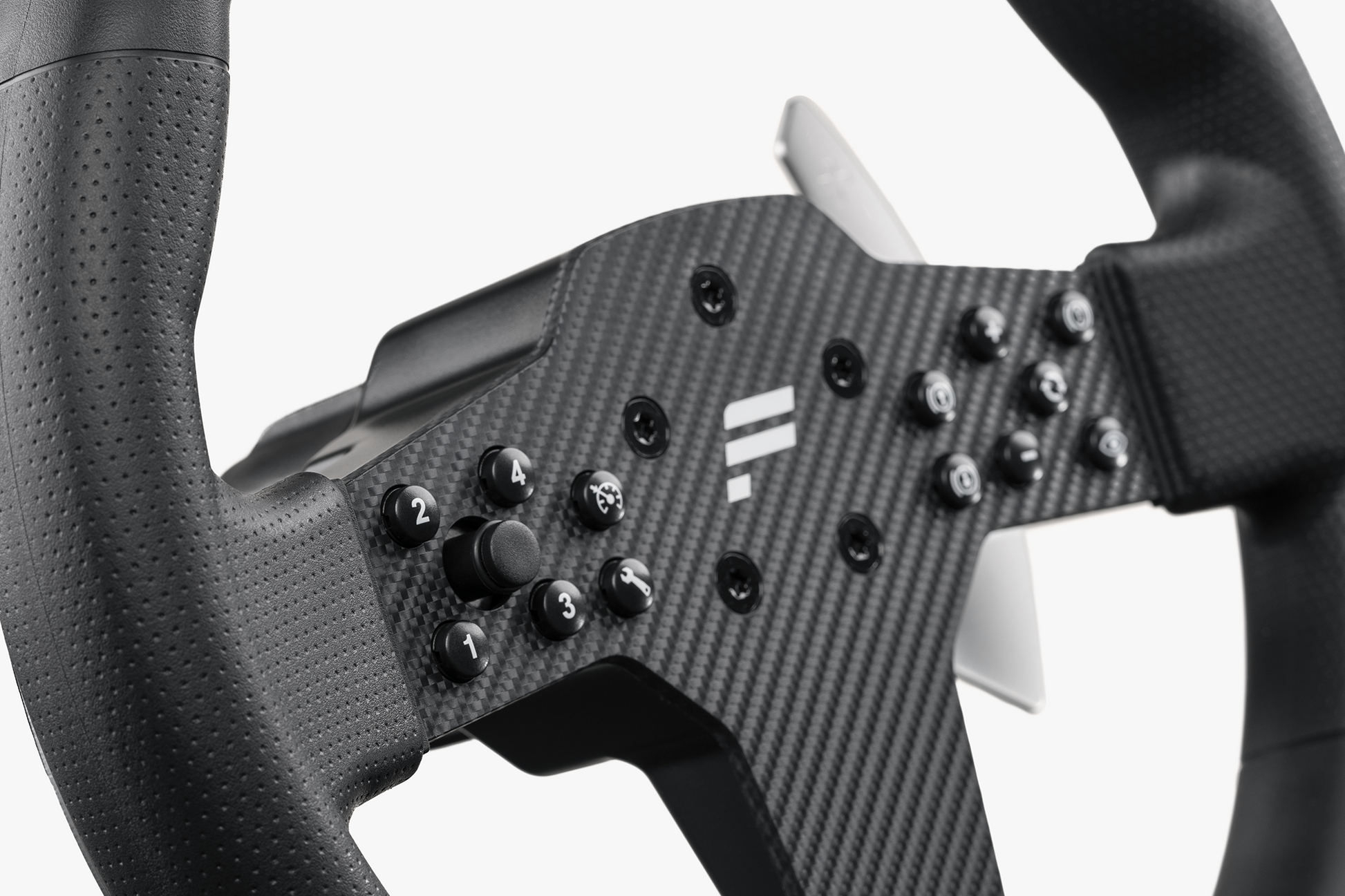 CSL Steering Wheel P1 V2 + QR2 Pro Wheel-side