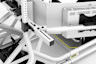 GT Cockpit Triple Monitor Expansion Kit (white)