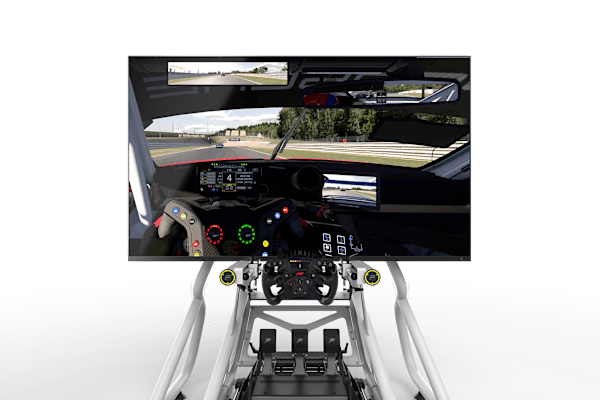 GT Cockpit Monitor Stand (White)
