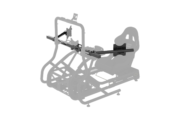 GT Cockpit Triple Monitor Expansion Kit (black)