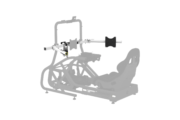 GT Cockpit Triple Monitor Expansion Kit (white)