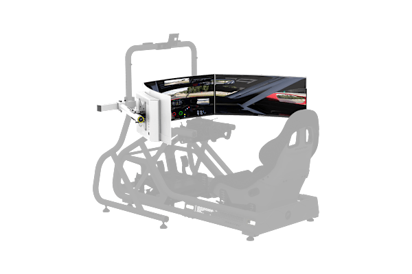 GT Cockpit Triple Monitor Expansion Kit (white)