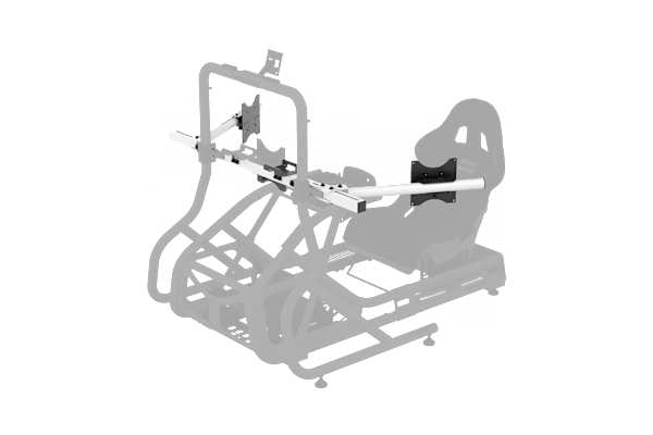 GT Cockpit Triple Monitor Expansion Kit (white)