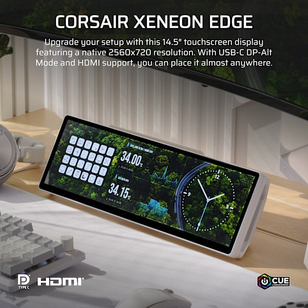 CORSAIR XENEON EDGE 14.5" LCD Touchscreen - White