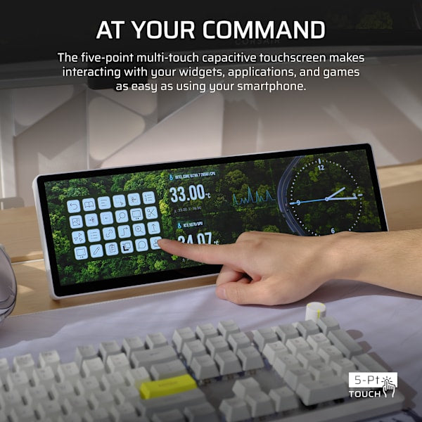CORSAIR XENEON EDGE 14.5" LCD Touchscreen - White